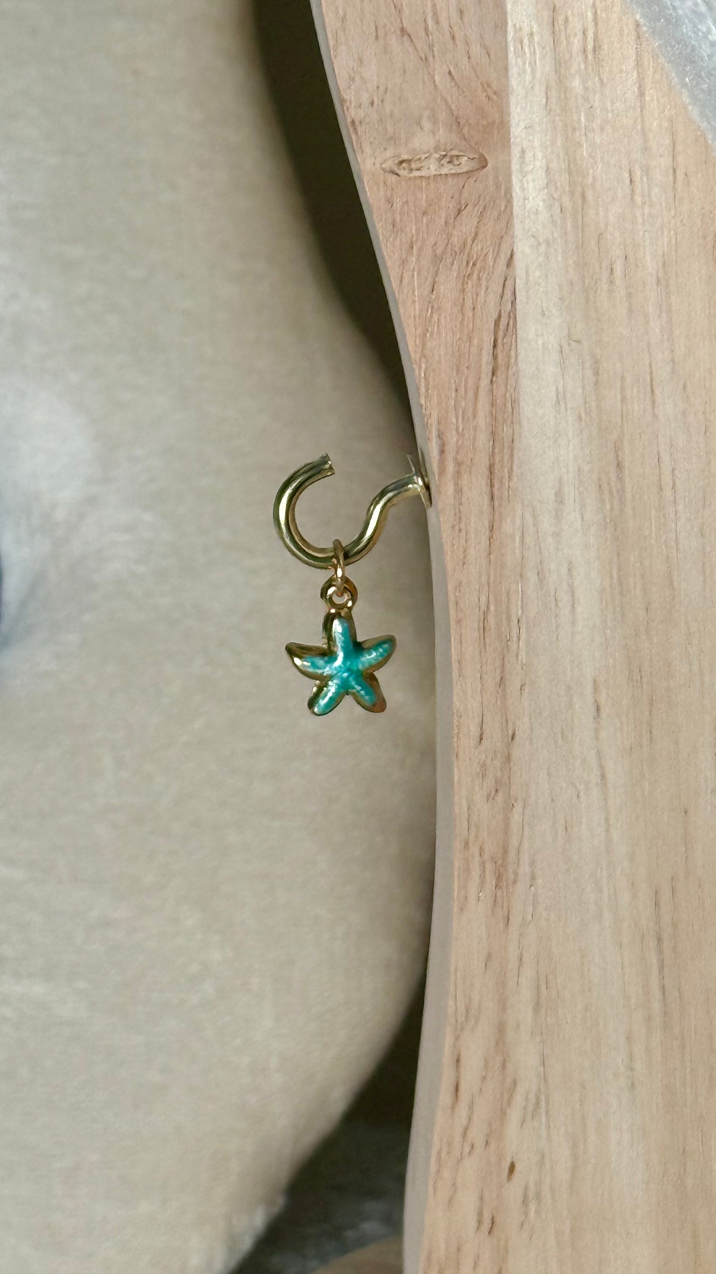 Charm étoile de mer verte
