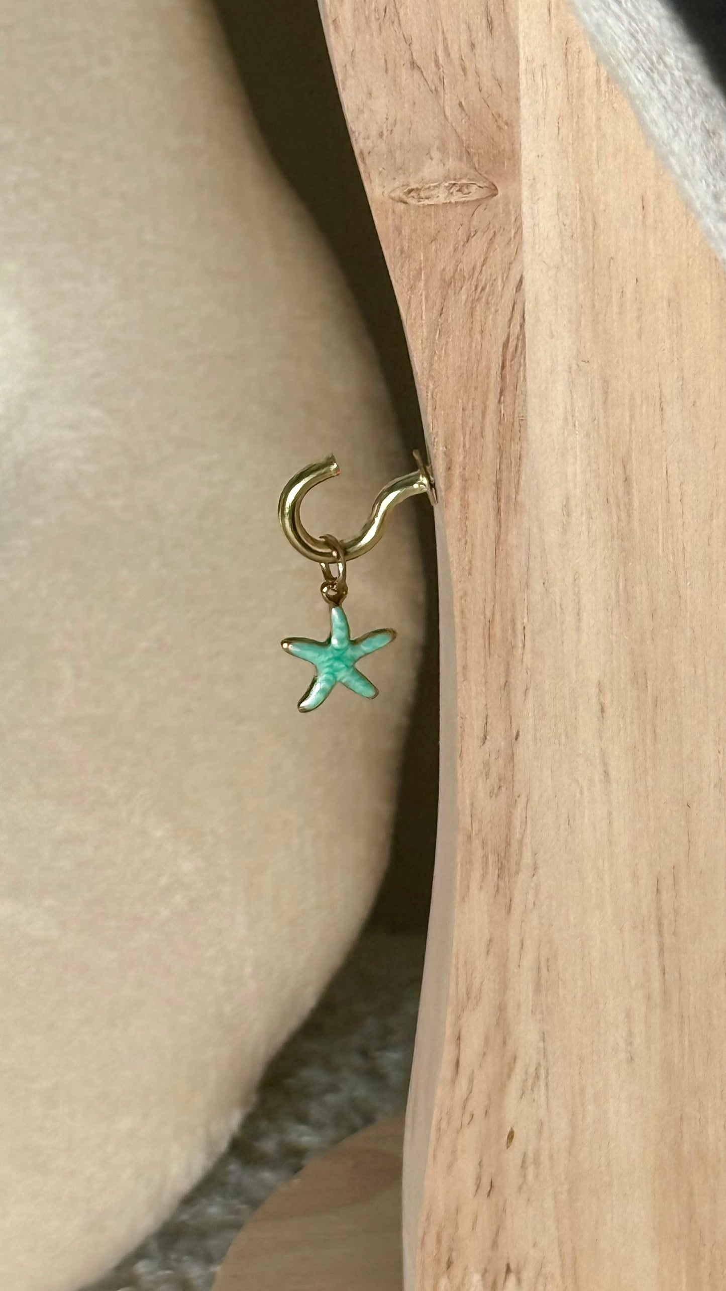 Charm étoile de mer bleue