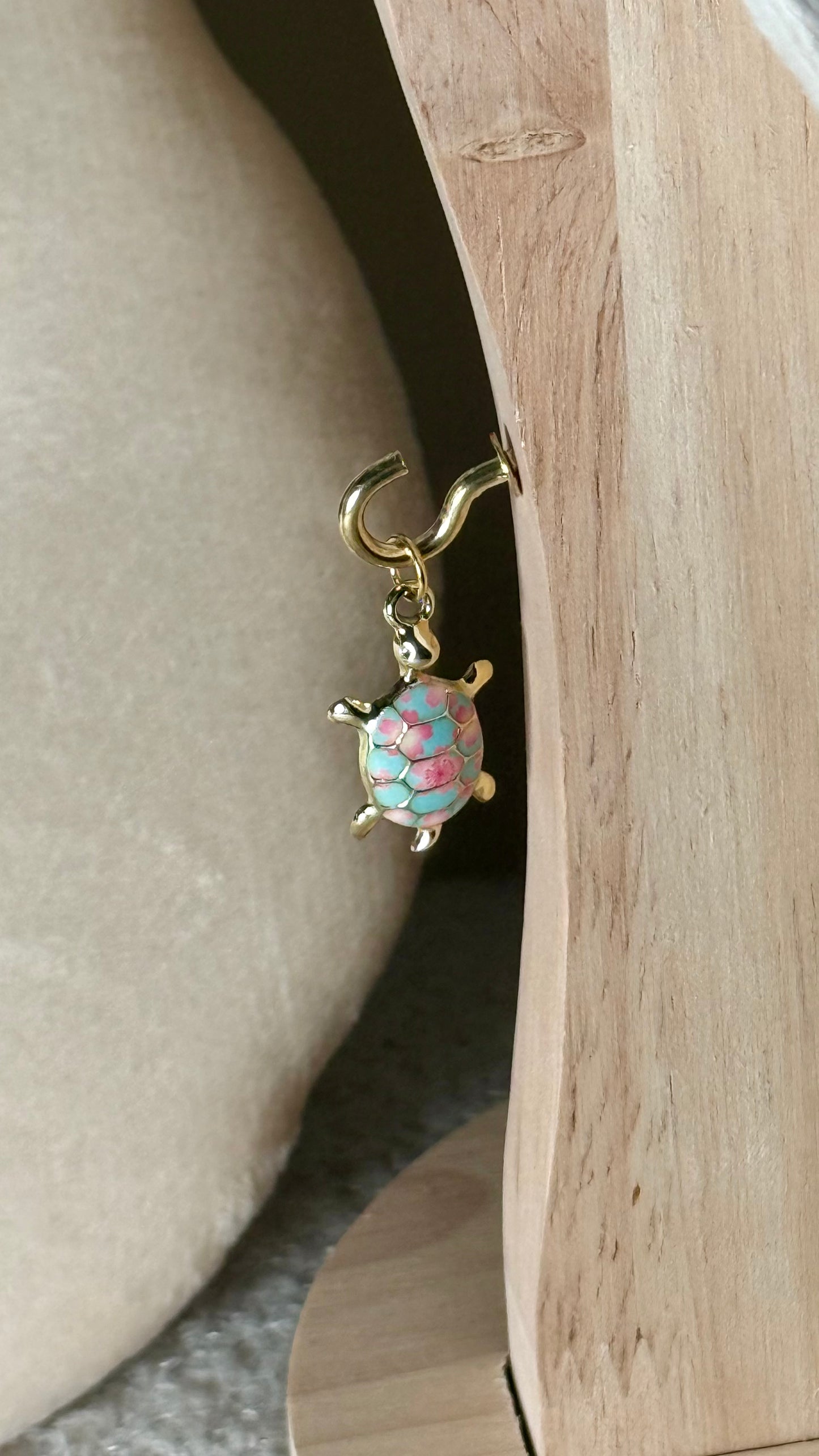 Charm tortue bleue