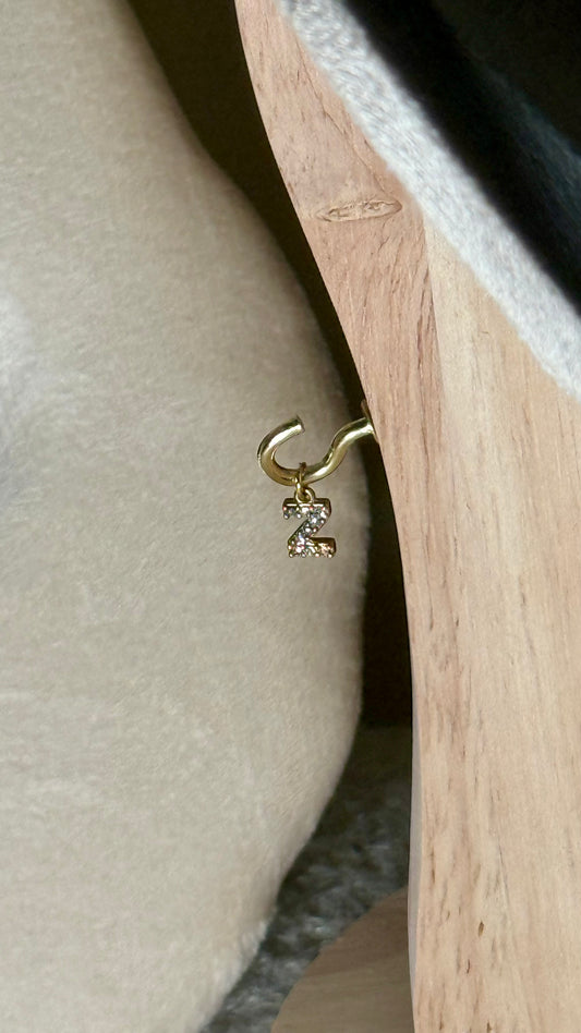 Charm lettre Z strass
