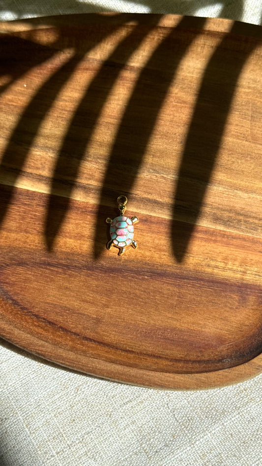 Charm tortue bleue