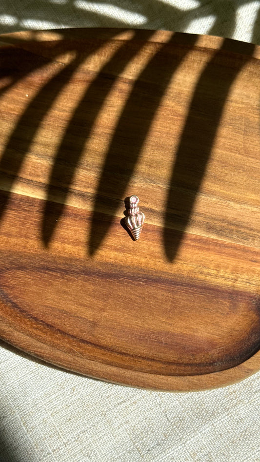 Charm coquillage rose