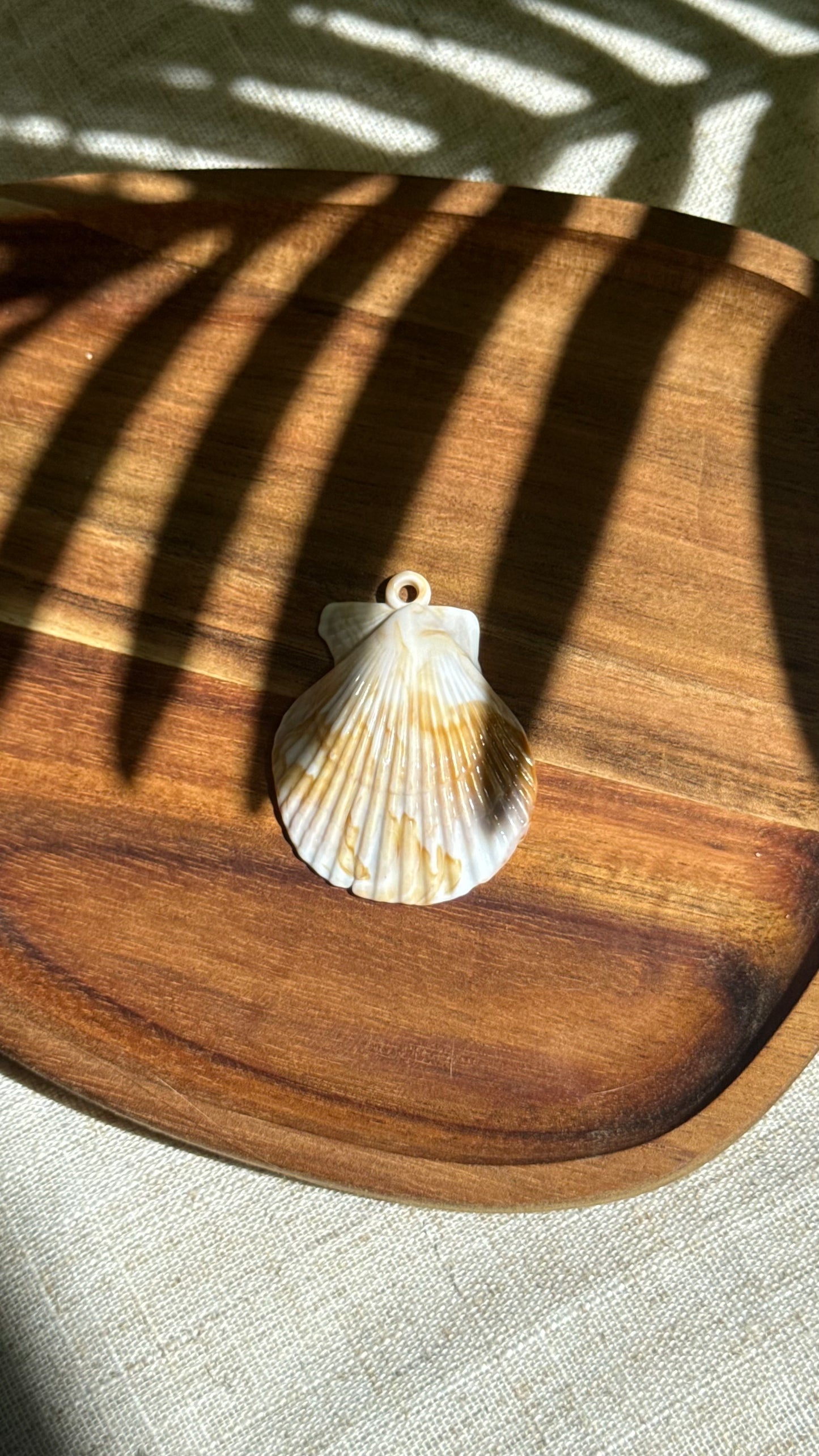 Charm coquillage plat