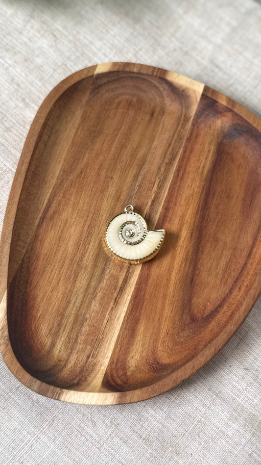 Charm coquillage rond