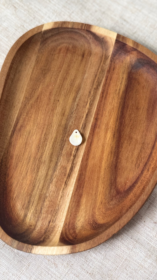 Charm nacre blanc
