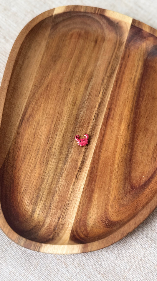 Charm crabe rouge